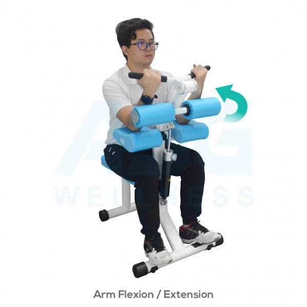 เครื่องออกกำลังกาย สำหรับผู้สูงอายุ บริหารกล้ามเนื้อแขน Arm Flexion / Extension - Image 4