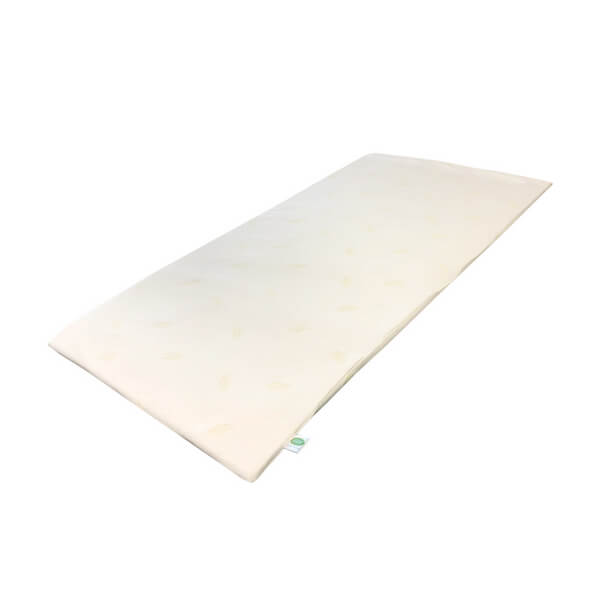 Ventry Ultra ปิคนิคยางพาราอัด 100% ไม่พับ ปลอกซิป ลายใบไม้สีขาว - Image 2