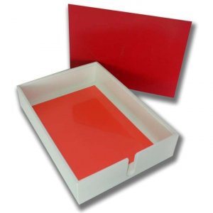 RELUX กล่องไม้ใส่กระดาษ MDF-707C A4/F4