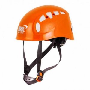หมวกนิรภัยกันกระแทกสำหรับงานบนที่สูง สีส้ม ABS Climbing helmet ABS