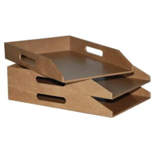 Relux ถาดเอกสาร A4-F4 รุ่นMDF-222B 3ชั้น แพ็ค3ชิ้น