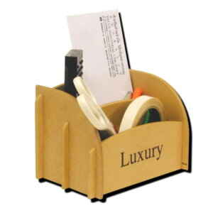 RELUX กล่องใส่ชุดเครื่องเขียน รุ่นMDF-902 สีธรรมชาติ