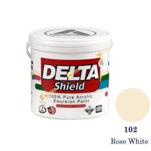 Delta Shield สีน้ำอะครีลิค 102 Rose White-1gl.
