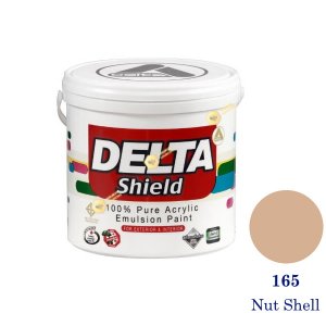 Delta Shield สีน้ำอะครีลิค 165 Nut Shell-1gl.