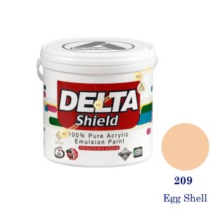 Delta Shield สีน้ำอะครีลิค 209 Egg Shell-1gl.