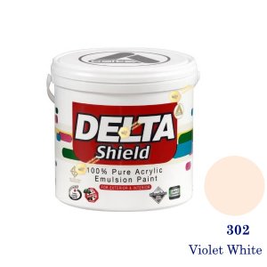 Delta Shield สีน้ำอะครีลิค 302 Violet White-1gl.