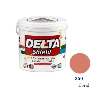 Delta Shield สีน้ำอะครีลิค 350 Coral-1gl.