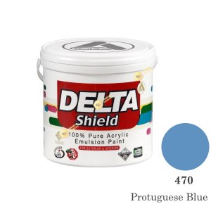 Delta Shield สีน้ำอะครีลิค 470 Protuguese Blue-1gl.