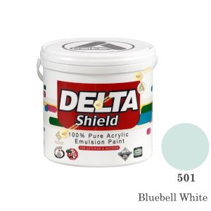 Delta Shield สีน้ำอะครีลิค 501 Bluebell White-1gl.