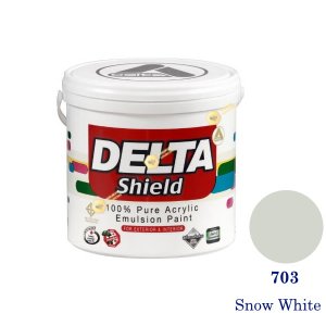 Delta Shield สีน้ำอะครีลิค 703 Snow White-1gl.