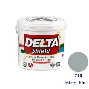 Delta Shield สีน้ำอะครีลิค 710 Misty Blue-1gl.