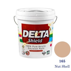 Delta Shield สีน้ำอะครีลิค 165 Nut Shell-5gl.