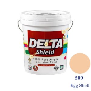 Delta Shield สีน้ำอะครีลิค 209 Egg Shell-5gl.