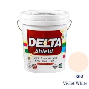 Delta Shield สีน้ำอะครีลิค 302 Violet White-5gl.