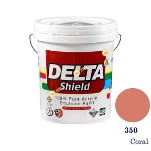 Delta Shield สีน้ำอะครีลิค 350 Coral-5gl.
