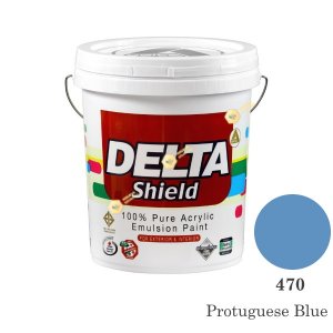 Delta Shield สีน้ำอะครีลิค 470 Protuguese Blue-5gl.