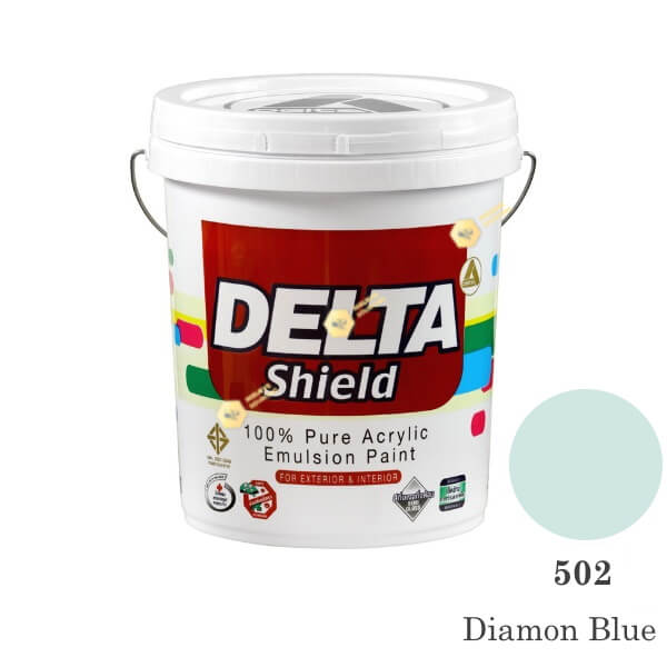 Delta Shield สีน้ำอะครีลิค 502 Diamon Blue-5gl.
