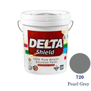 Delta Shield สีน้ำอะครีลิค 720 Pearl Grey-5gl.