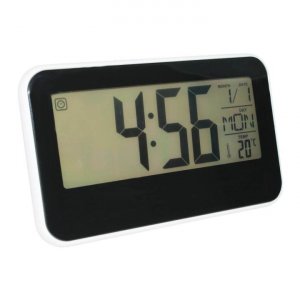 GooAB Shop นาฬิกาปลุกดิจิตอล หน้าจอ5.3นิ้ว แสดงอุณหภูมิพร้อมไฟ Backlight