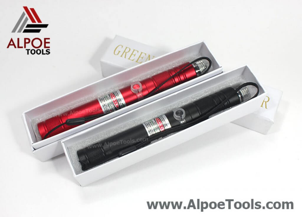 Laser Pointer สีเขียว แบบชาร์ตUSB สีดำ