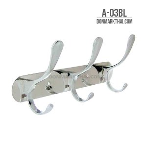 DONMARK ตะขอแขวนสแตนเลส 3ขอ รุ่น A-03BL