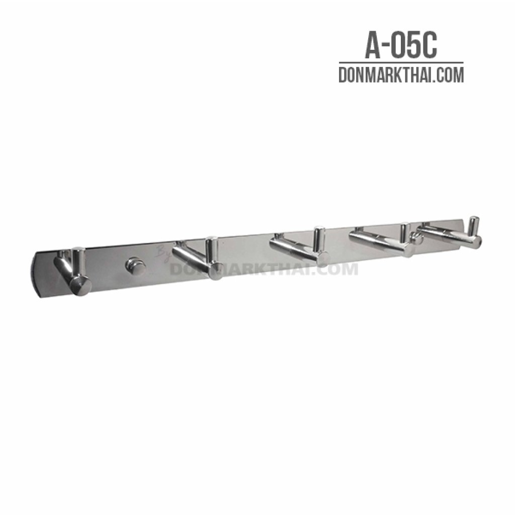 DONMARK ขอแขวนผ้าสแตนเลส 5 ขอ รุ่น A-05C