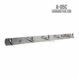 DONMARK ขอแขวนผ้าสแตนเลส 5 ขอ รุ่น A-05C