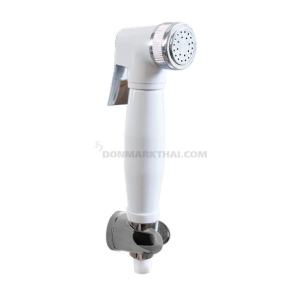 DONMARK ชุดสายฉีดชำระสีขาว สายโครเมี่ยม DM-930