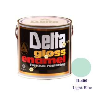 DELTA GLOSS ENAMEL สีเคลือบน้ำมัน D-400 Light Blue