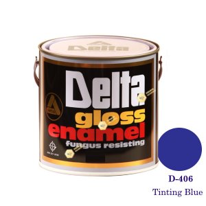 DELTA GLOSS ENAMEL สีเคลือบน้ำมัน D-406 Tinting Blue