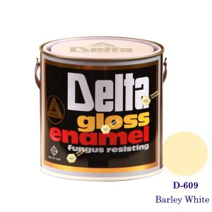 DELTA GLOSS ENAMEL สีเคลือบน้ำมัน D-609 Barley White