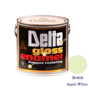 DELTA GLOSS ENAMEL สีเคลือบน้ำมัน D-815 Apple White