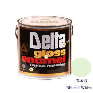 DELTA GLOSS ENAMEL สีเคลือบน้ำมัน D-817 Bluebel White