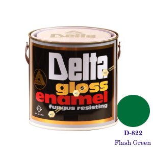 DELTA GLOSS ENAMEL สีเคลือบน้ำมัน D-822 Flash Green
