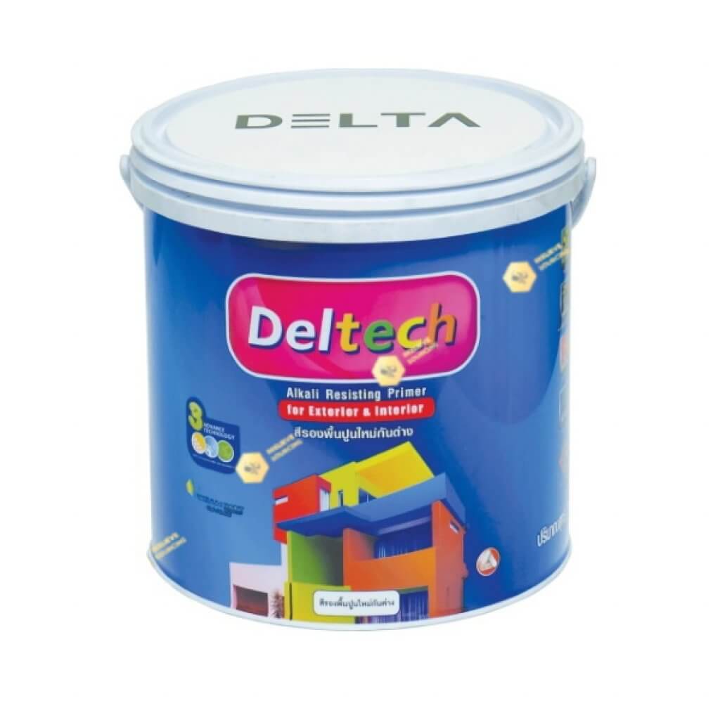 Deltech สีรองพื้นปูนกันด่าง DT-1111 White-1gl.