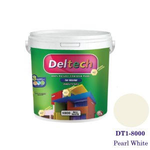 Deltech สีทาฝ้า DT1-8000 Pearl White-1gl.
