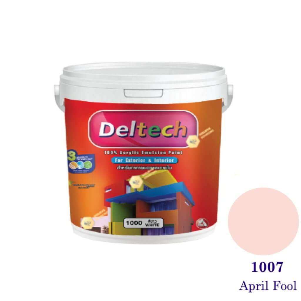 Deltech สีน้ำอะครีลิคภายนอก 1007 April Fool-1 gl
