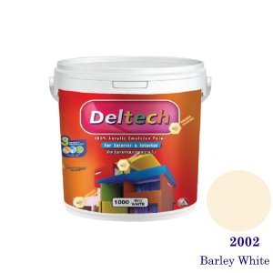 Deltech สีน้ำอะครีลิคภายนอก 2002 Barley White-1gl.
