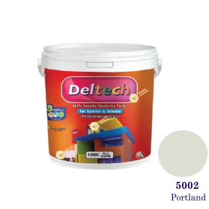 Deltech สีน้ำอะครีลิคภายนอก 5002 Portland-1 gl