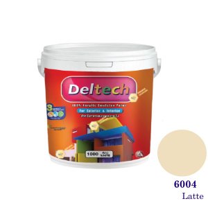Deltech สีน้ำอะครีลิคภายนอก 6004 Snow Peach-1gl.