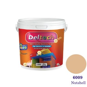 Deltech สีน้ำอะครีลิคภายนอก 6009 Nutshell-1gl.