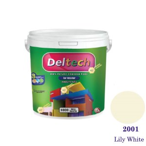 Deltech สีน้ำอะครีลิคภายใน 2001 Lily White-1gl.
