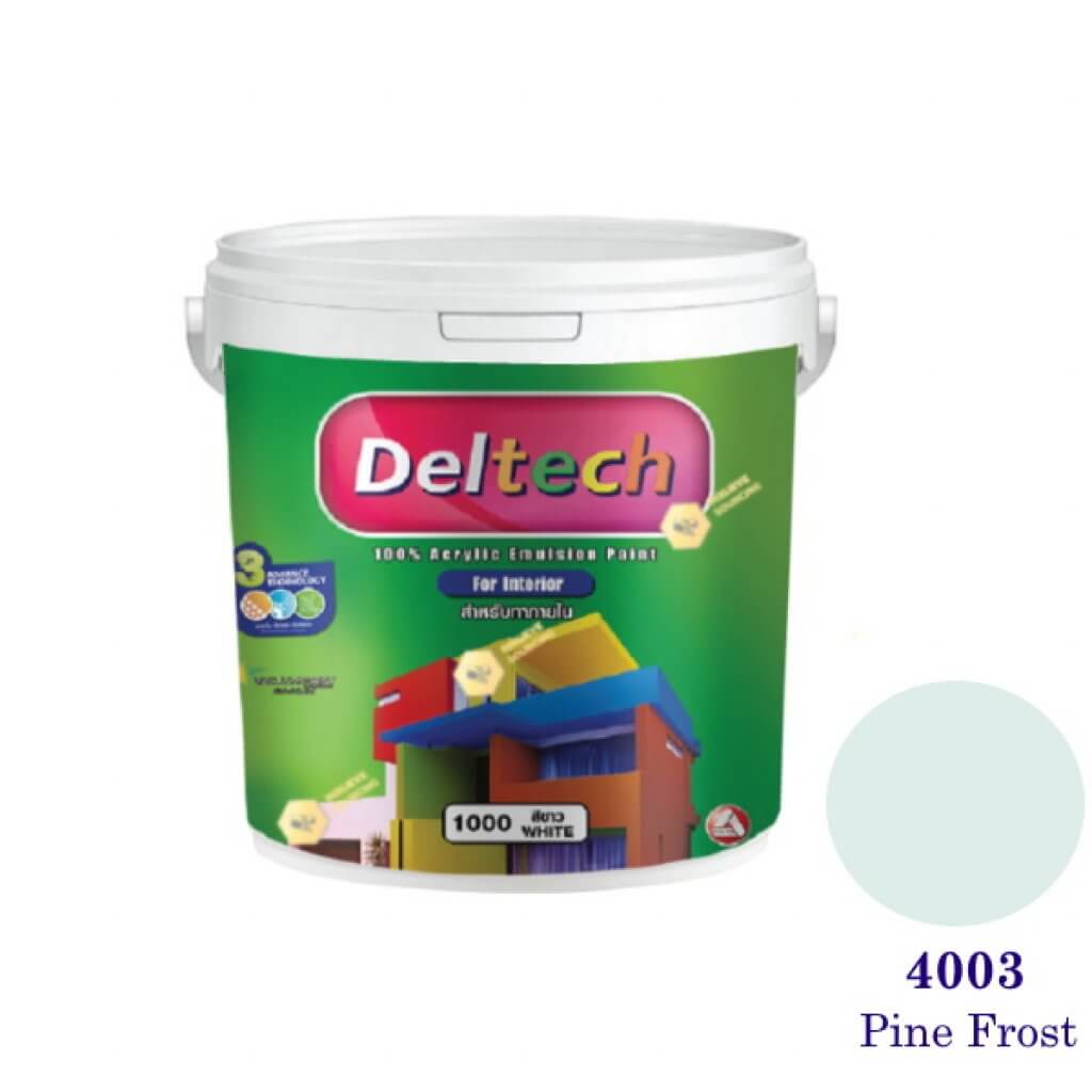 Deltech สีน้ำอะครีลิคภายใน 4003 Pine Frost-1gl.