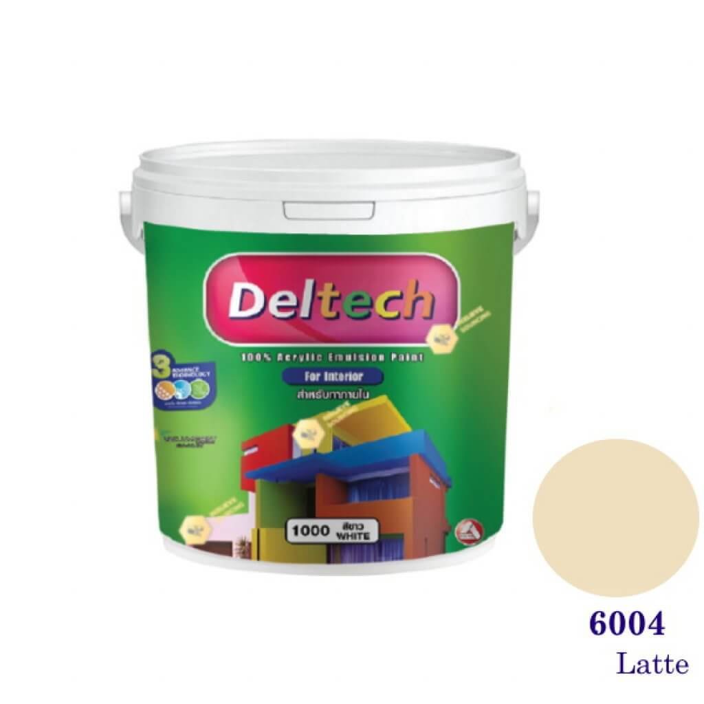 Deltech สีน้ำอะครีลิคภายใน 6004 Snow Peach-1gl.
