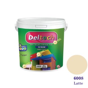 Deltech สีน้ำอะครีลิคภายใน 6008 Latte-1gl.