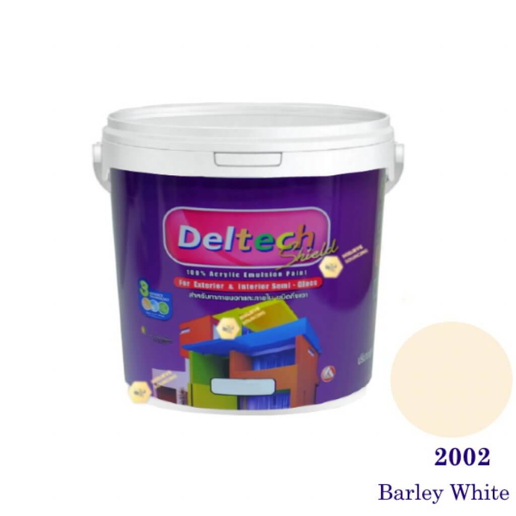Deltech สีน้ำอะครีลิคกึ่งเงา SG-2002 Barley White-1gl.