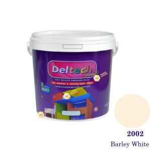 Deltech สีน้ำอะครีลิคกึ่งเงา SG-2002 Barley White-1gl.