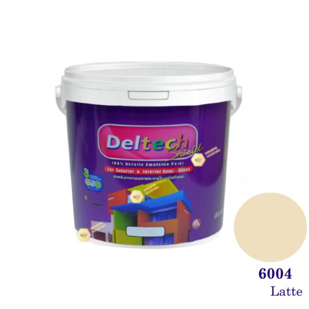 Deltech สีน้ำอะครีลิคกึ่งเงา SG-6004 Snow Peach-1gl.