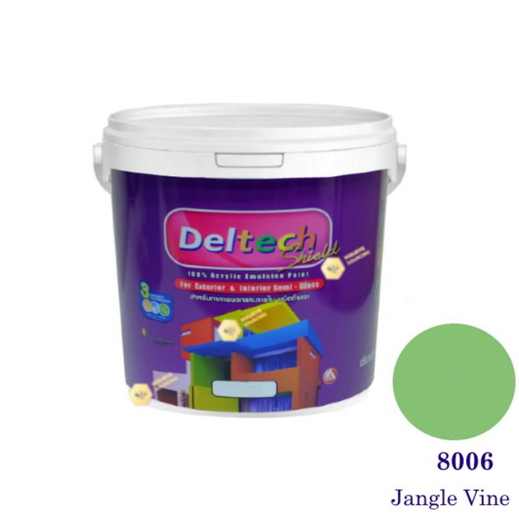 Deltech สีน้ำอะครีลิคกึ่งเงา SG-8006 Jangle Vine-L (สีเข้ม)