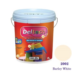 Deltech สีน้ำอะครีลิคภายนอก 2002 Barley White-5gl.